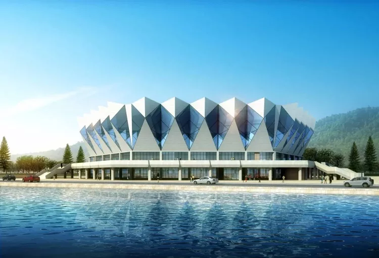 Tasarlanmış Şekil Çelik Konstrüksiyon Stadyum