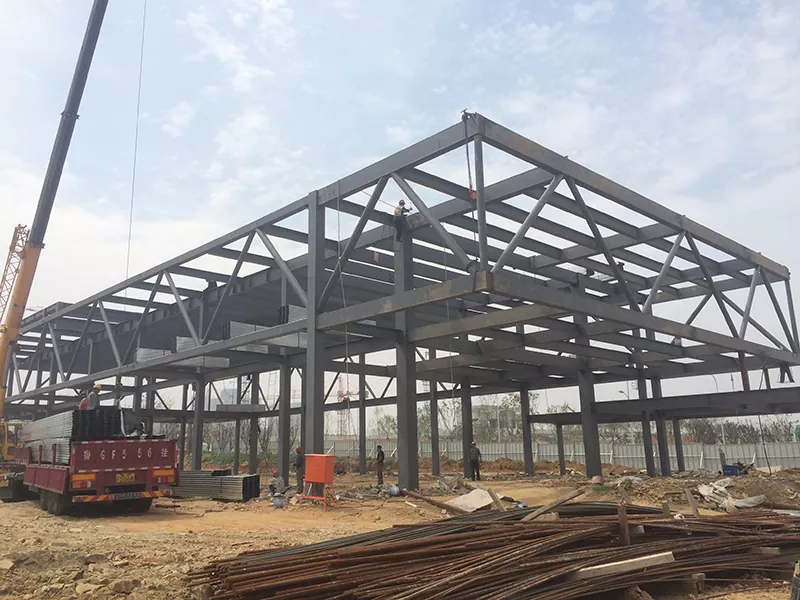 Steel frame construction