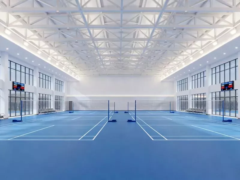 Kapalı Badminton Salonu Çelik Konstrüksiyon
