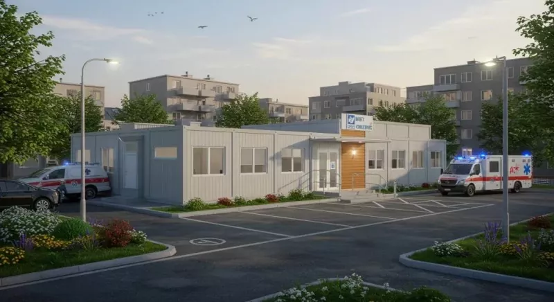 Modüler Prefabrik Çelik Sağlık Üniteleri