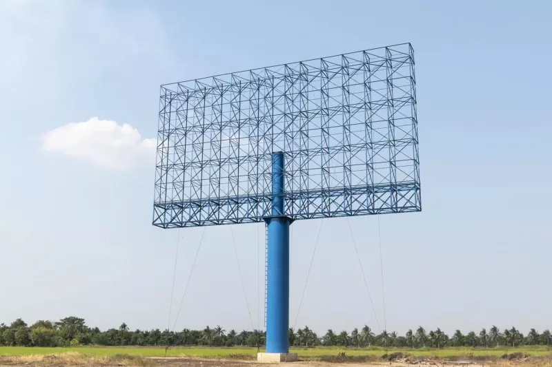 Çelik Billboard Yapısı