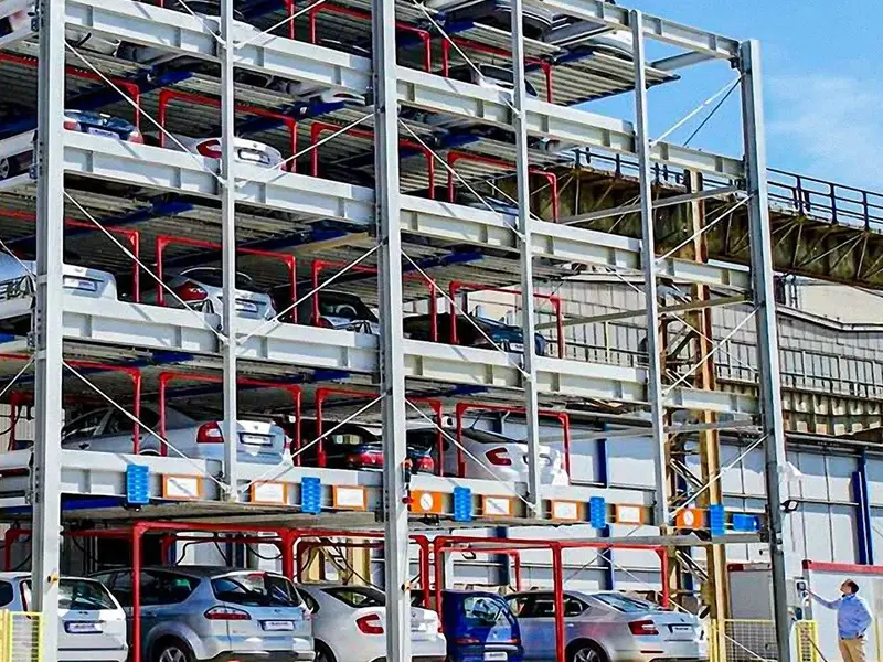 Çelik Otopark Şarj Entegre Binası