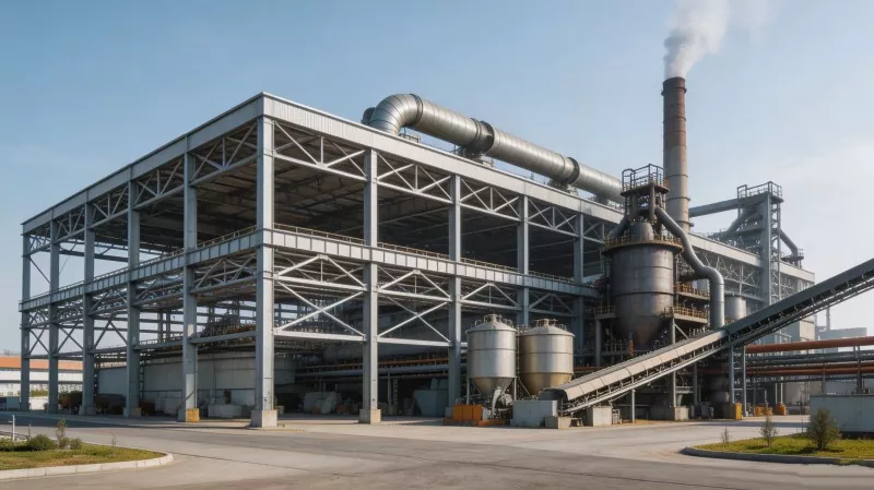Çelik Yapı Metalurji Fabrika İnşaatı