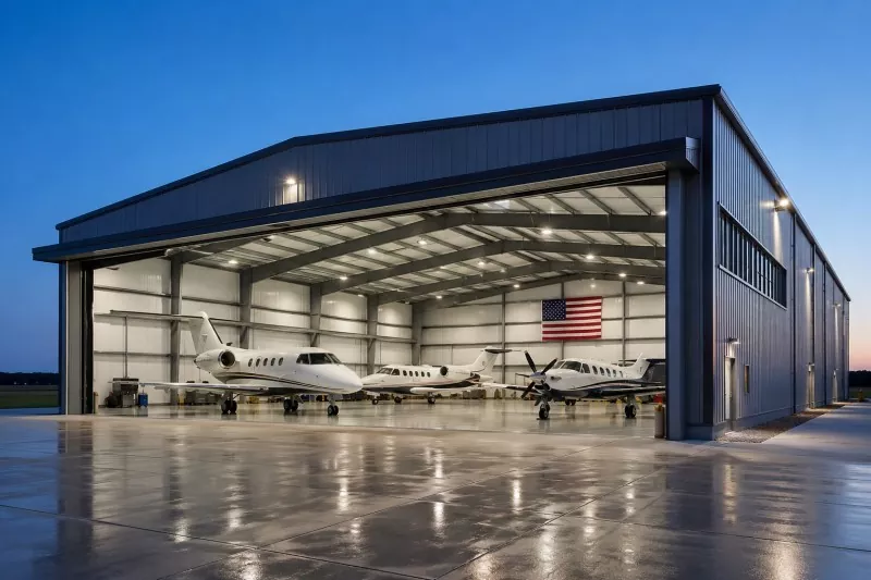 Çelik Yapı Özel Hangar İnşaatı