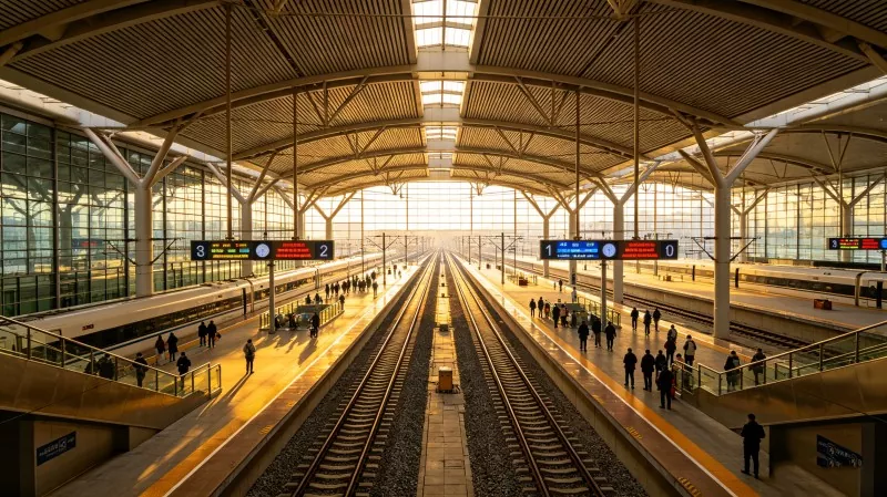Çelik Yapılı Yüksek Hızlı Tren Merkez İstasyonu